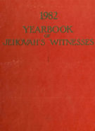 1982 Yearbook of Jehovah's Witnesses (Hardcover)