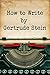 How to Write