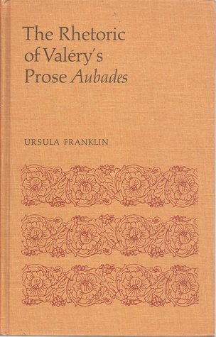 The Rhetoric of Valéry's Prose Aubades