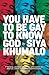 You Have to Be Gay to Know God by Siya Khumalo You Have to Be Gay to Know God by Siya Khumalo