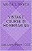 Vintage Course in Homemakin...