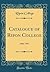Catalogue of Ripon College:...