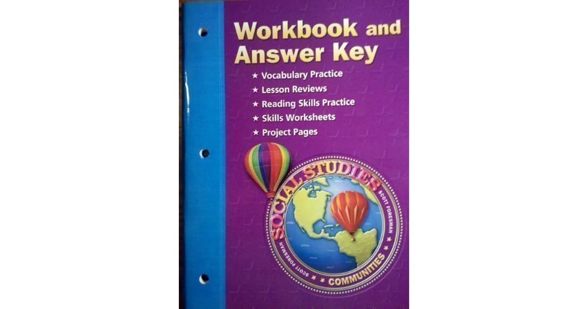 Communities Tn Social Studies Workbook and Answer Key Grade 3 by Scott