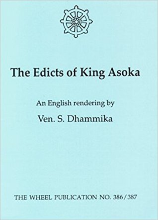 The Edicts of King Asoka (Unknown Binding)