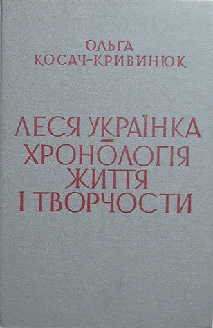 Леся Українка. Хронологія життя і творчости