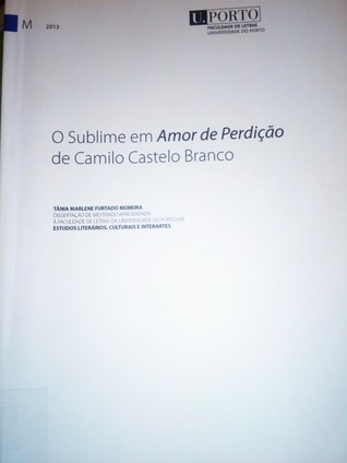 O Sublime em Amor de Perdição de Camilo Castelo Branco