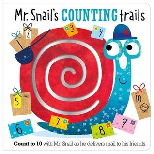 Mr. Snail's Counting Trails (Board book)