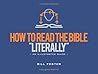 How to Read the Bible "Literally"
