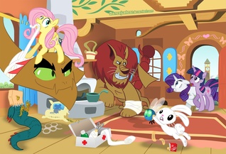 Fluttershy's Ferocious Feline Fiasco