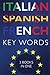 Italian Spanish French Key ...