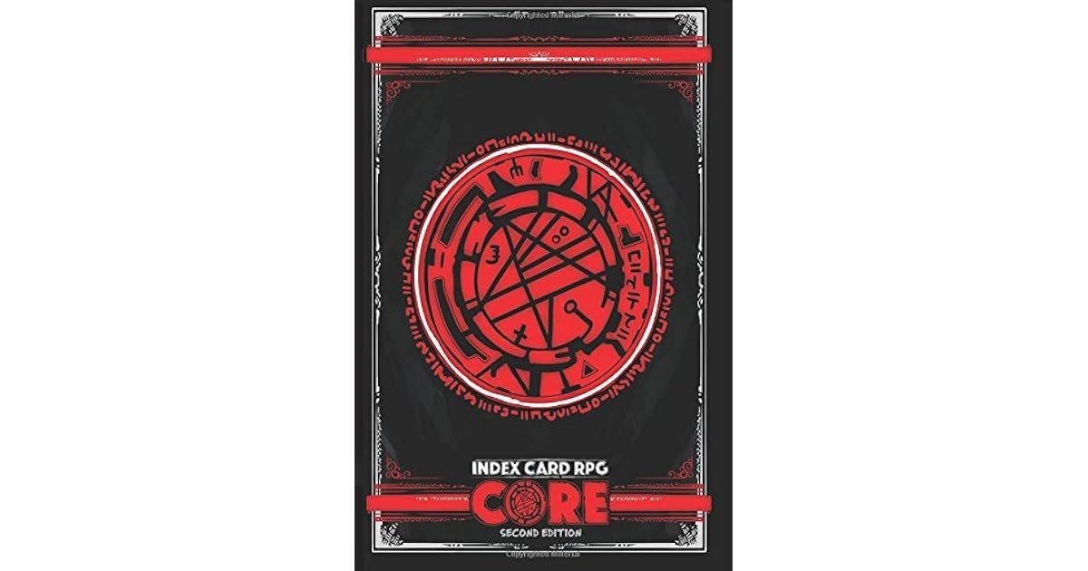 Index Card RPG Core by Brandish Gilhelm