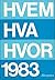 Hvem hva hvor 1983  by Per G. Damsgaard