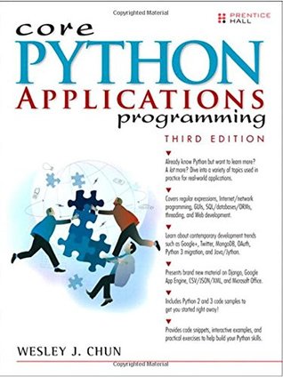 Core Python Applications Programming (3rd Edition) (Core Series)