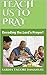 TEACH US TO PRAY by Sabina Tagore Immanuel