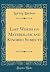 Last Words on Materialism a...