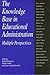 The Knowledge Base in Educational Administration: Multiple Perspectives (Suny Series in Educational Leadership)