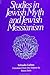 Studies in Jewish Myth and Messianism (Judaica Hermen Mystic Religion)