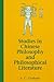 Studies in Chinese Philosophy and Philosophical Literature (Suny Series in Chinese Philosophy & Culture)