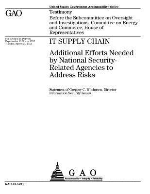 It Supply Chain: Additional Efforts Needed by National Security-Related Agencies to Address Risks