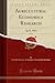 Agricultural Economics Rese...