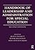 Handbook of Leadership and Administration for Special Education