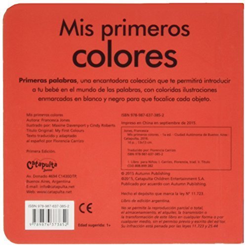 Mis Primeros Colores By Francesca Jones