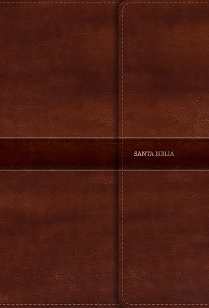 Biblia Reina Valera 1960 Letra Gigante. Símil piel, marrón, solapa con imán / Giant Print Bible RVR 1960. LeatherTouch, Brown, with Magnetic Flap (Spanish Edition)