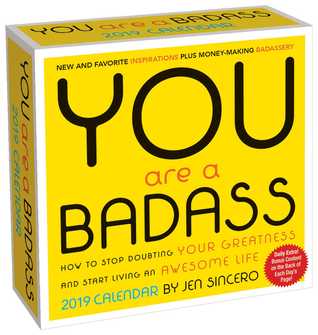 You Are a Badass 2019 Day-to-Day Calendar