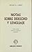 Notas sobre Derecho y Lenguaje