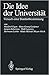 Die Idee der Universität by Manfred Eigen
