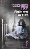 Elle n'en pense pas un mot by Josephine Tey
