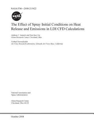 The Effect of Spray Initial Conditions on Heat Release and Emissions in LDI Cfd Calculations