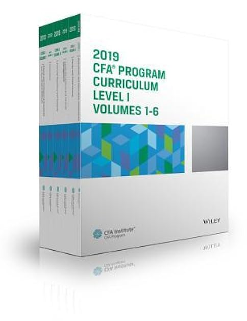 CFA Program Curriculum 2019 Level I Volumes 1-6 Box Set (CFA Curriculum 2019)