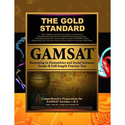 Gold Standard Gamsat Reasoning In Humanities And Social Sciences Essays Full Length Exam Gamsat Section 1 2 Learn Review Practice By Brett L Ferdinand
