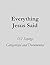 Everything Jesus Said: 552 Sayings Categorized and Documented