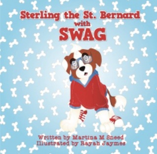 Sterling the Saint Bernard with Swag