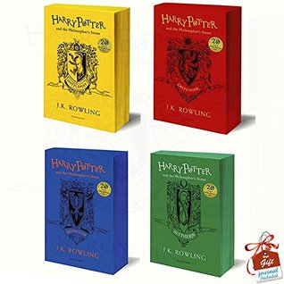 Harry Potter and the Philosopher's Stone 4 Books Bundle Collection By J.K. Rowling With Gift Journal