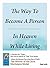 The Way to Become a Person ...
