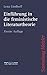 Einführung in die feministische Literaturtheorie (Sammlung Me... by Lena Lindhoff