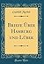 Briefe Über Hamburg und Lüb...