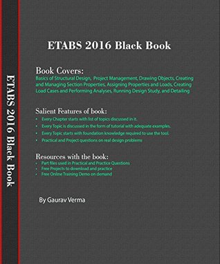 ETABS 2016 Black Book (Kindle Edition)