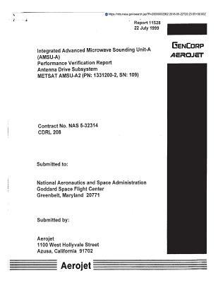 Integrated Advanced Microwave Sounding Unit-A (Amsu-A). Performance Verification Report, Antenna Drive Subsystem, Metsat Amsu-A2 (PN: 1331200-2, Sn:109)