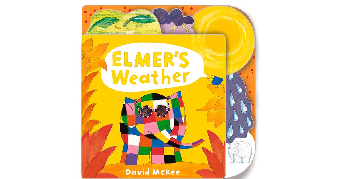 Elmer's Weather Tabbed Board Book by David McKee