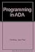 Programming in ADA