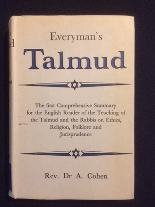 Everyman's Talmud with an Introduction By Dr. Boaz Cohen