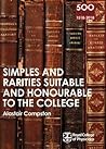 RCP 9: Simples and Rarities Suitable and Honourable to the College (500 Reflections on the RCP, 1518-2018)