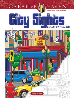 Creative Haven City Sights Color By Number (Adult Coloring Books: USA)
