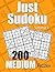 Just Sudoku Medium Puzzles - Volume 1 by Printed Fun