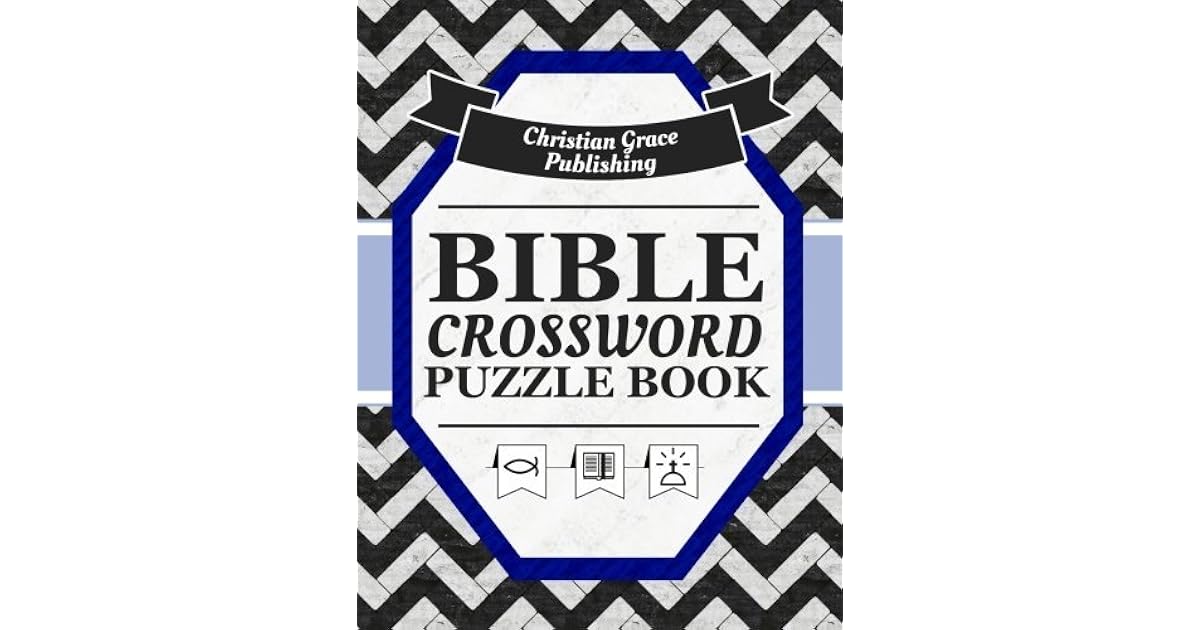 Bible Crossword Puzzle Book Large Print Crosswords for Christians