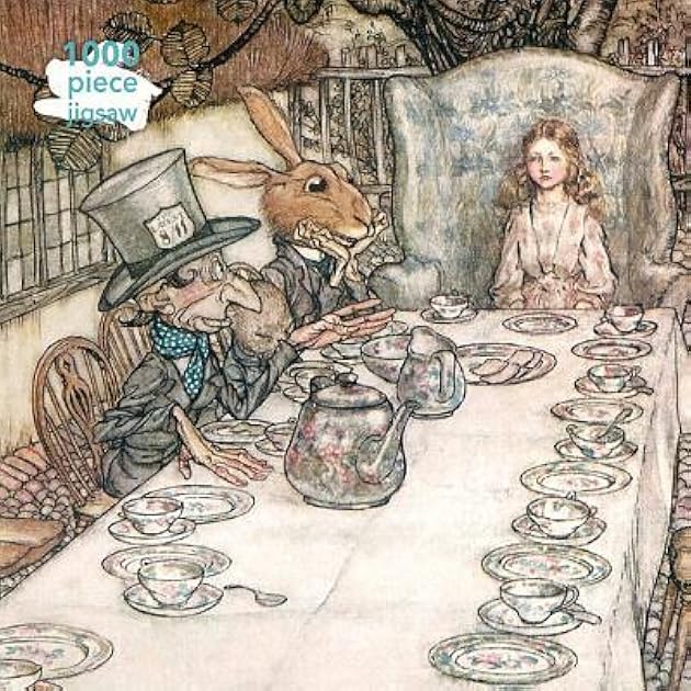NOT A BOOK: Arthur Rackham: Alice in Wonderland Tea Party: 1000 piece jigsaw (1000-piece jigsaws)